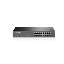 TP-Link TL-SG1016D beltéri, 13” rackbe szerelhető, nem menedzselhető, Gigabit LAN port 16 Switch