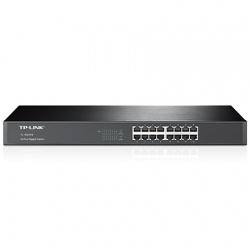 TP-Link TL-SG1016 beltéri, 19” rackbe szerelhető, nem menedzselhető, Gigabit LAN port 16 Switch