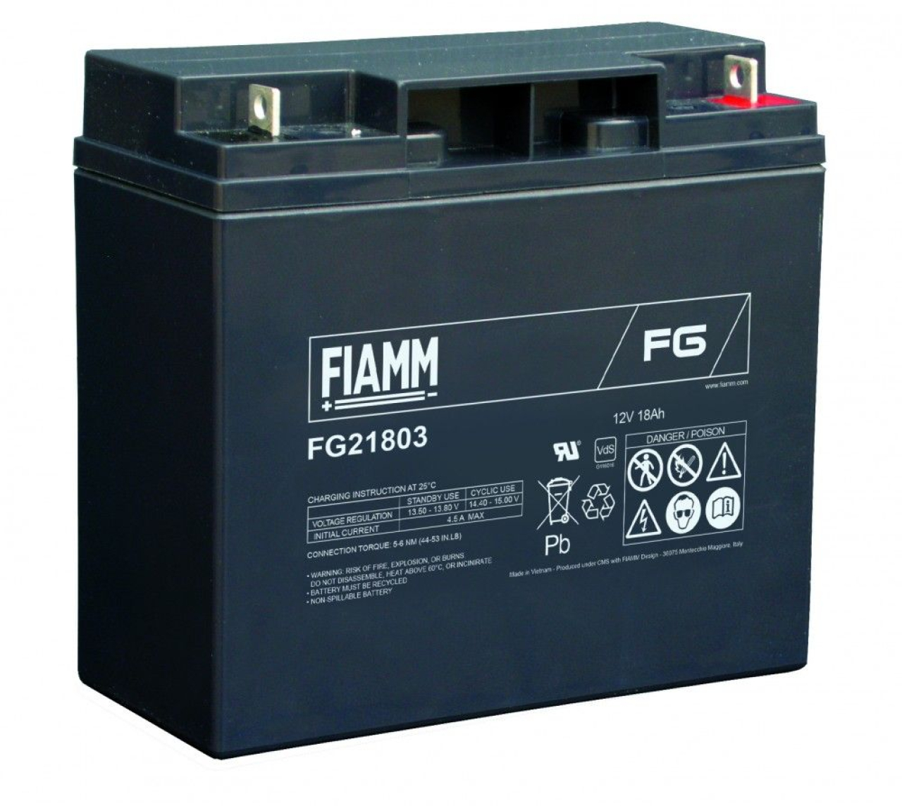 FIAMM 12V 18Ah Akkumulátor