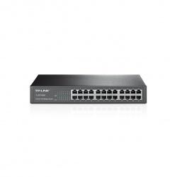 TP-Link TL-SF1024D beltéri, 13” rackbe szerelhető, nem menedzselhető, 10/100 LAN port 24 Switch